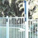 Pearl White Flat Top Pool Fencing